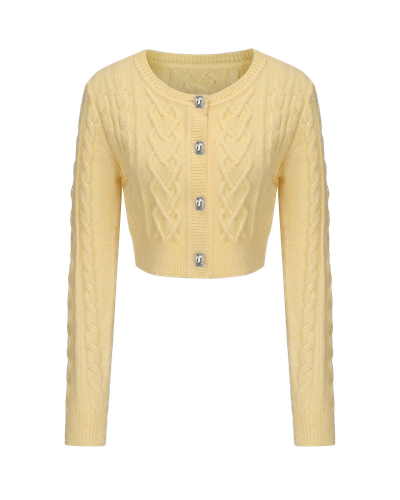 Evie Cardigan (Yellow) - Nana Jacqueline - Modalova