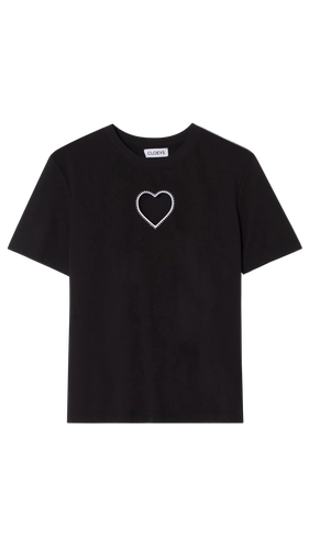 Heart T-shirt Black - CLOEYS - Modalova