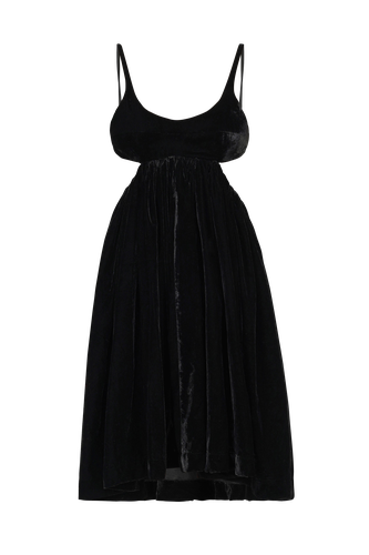 Black Velvet Dress - Szabo Sihag - Modalova