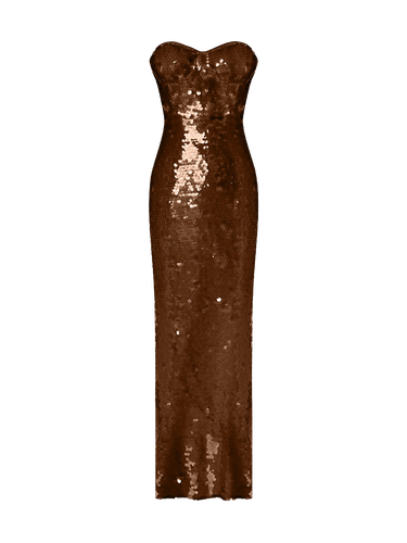 Gala Dress - Brown - Gigii's - Modalova