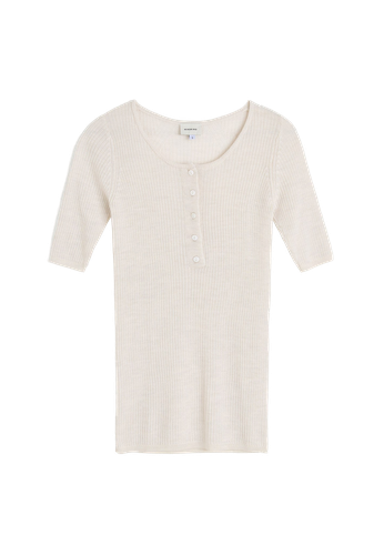 Agnes Knit Blouse - Off White - HERSKIND - Modalova