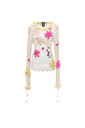Malva Handmade Crochet Top - ANDREEVA - Modalova