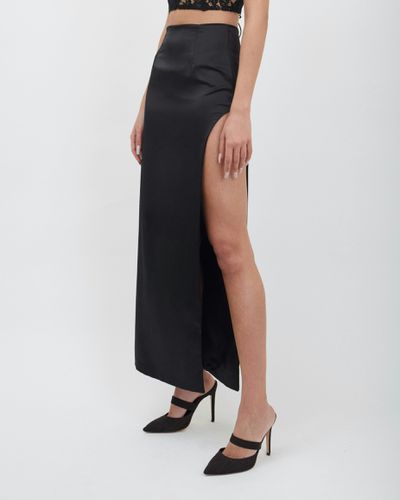 Black Long Skirt - Belfiori Couture - Modalova