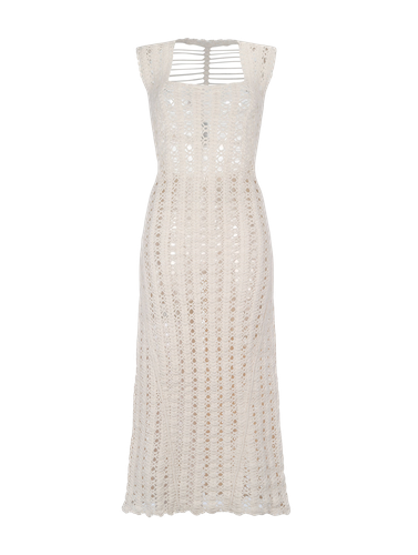 Espina Dorsal Dress Off White - Peregrina - Modalova