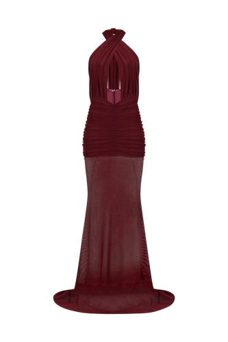 Forbidden Fruit Dress In Burgundy - Khela - Modalova