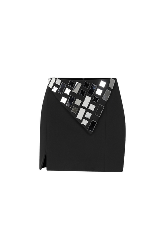 Pearl- Mini Skirt With Mirror Details - ILA - Modalova