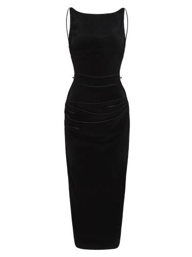 Cristina Dress (Black) - Nana Jacqueline - Modalova