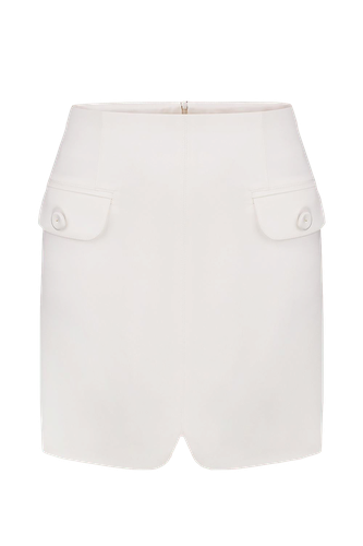 Mini Skirt - Total White - Modalova