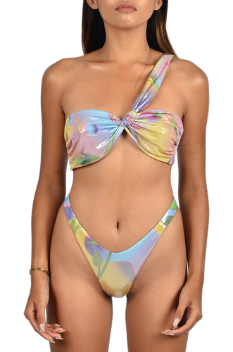 Suki One Shoulder Slip On Multi-Coloured Bikini - Oceanus Swimwear - Modalova