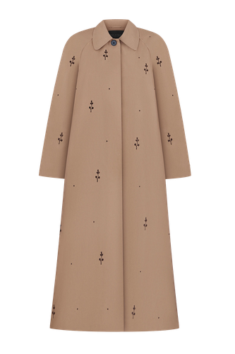 Beige Trench Coat - DELEGAN Clothes - Modalova