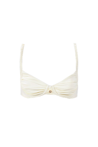 Ariel Underwire Bikini Top in Seashell - Decolet The Label - Modalova