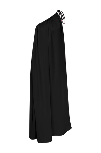 Chrissy One-Shoulder Maxi Dress in Black - Nazli Ceren - Modalova