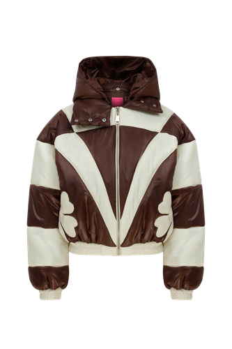 Mocha Hues Puffer - Declara - Modalova