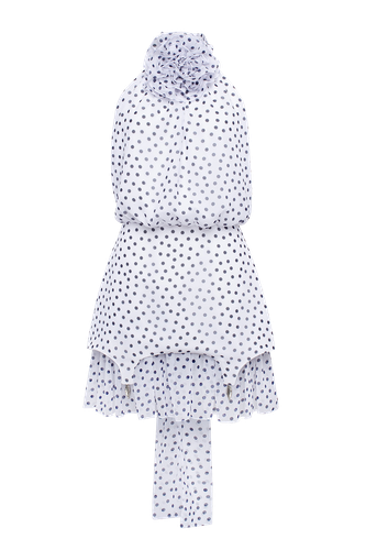 Mini Romantic Dress with Flower - Guranda - Modalova