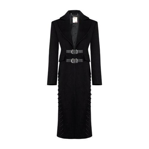 YOUR *ITCH CASHMERE BLEND LONG OVERCOAT - JET - PCFG - Modalova