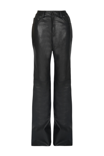 Black Leather Trousers - Szabo Sihag - Modalova