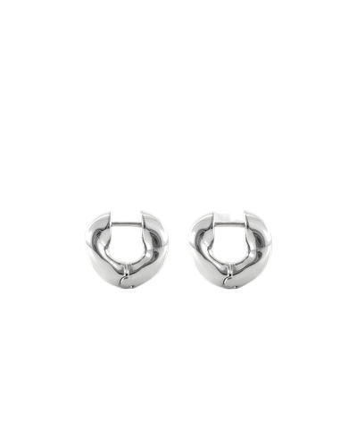 The Huggie Earrings - Silver - ESSEN - Modalova