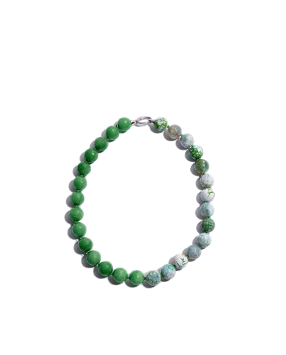 Esme necklace in green natural stones - Phialebel - Modalova