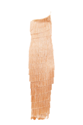 Isidora Fringe Dress - Coral - Francesca Miranda - Modalova