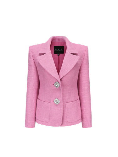 Maya Lapel Suit Jacket (pink) - Nana Jacqueline - Modalova