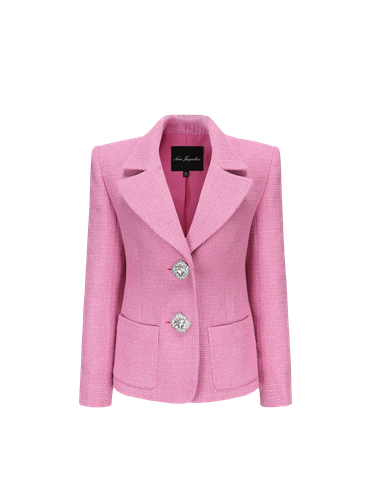 Maya Lapel Suit Jacket (Pink) - Nana Jacqueline - Modalova