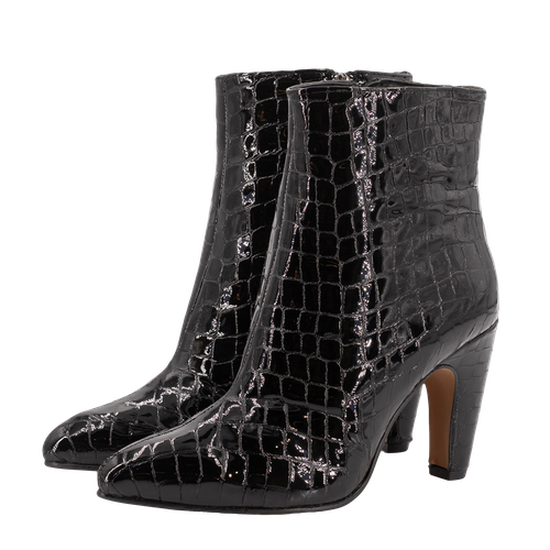 PYTON LEATHER BOOTIES - Toral - Modalova