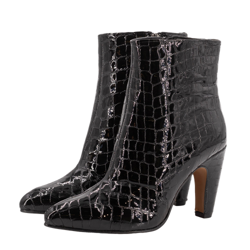 PYTON LEATHER BOOTIES - Toral - Modalova