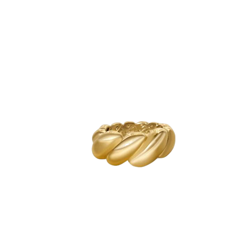 Gold Croissant Ring - Anisa Sojka - Modalova