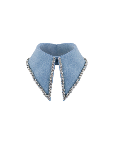 Denim Crystal Collar - ONORI - Modalova