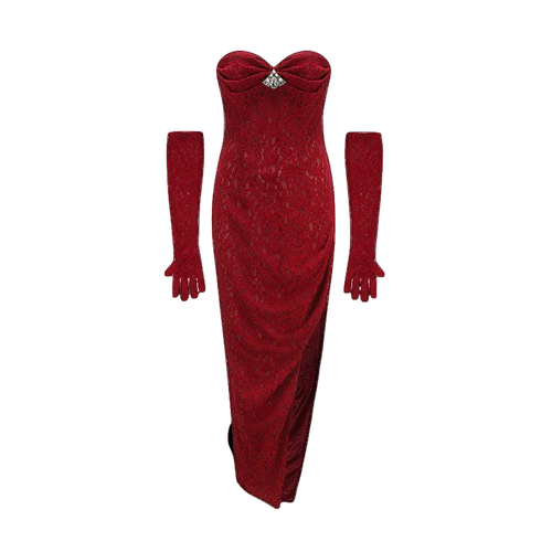 Scarlett Velvet Dress (Final Sale) - Nana Jacqueline - Modalova