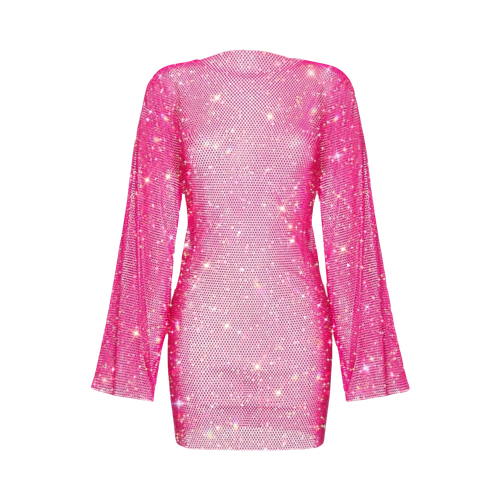 Pink Diamond Mini Dress - Santa Brands - Modalova