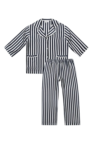 Stripe Kid's Pajama Set - MANITO - Modalova