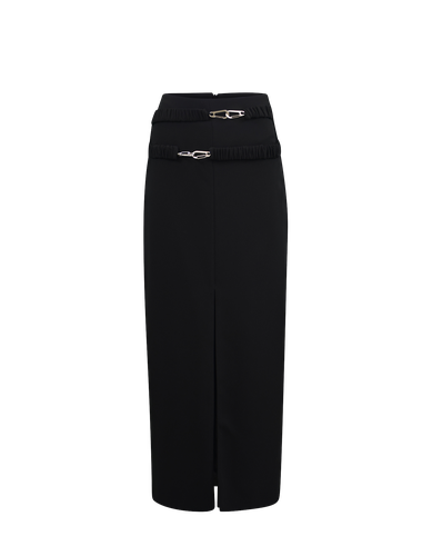 UMA Midi Black Skirt - MAET - Modalova