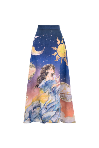 Starlit Mother Skirt - JUSTIN TONG - Modalova