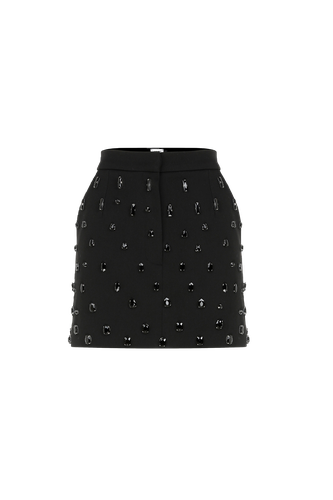 Ilta - Stone Embroidered Mini Skirt - ILA - Modalova