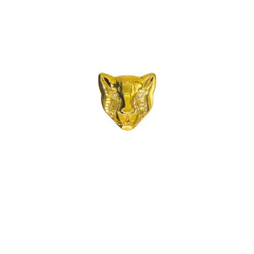 Gold panther metal pin - Daniele Morena - Modalova