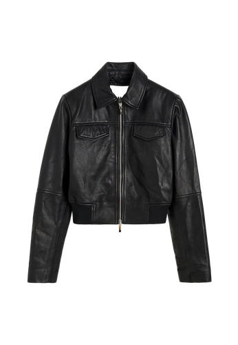 Joelle Leather Jacket - Black - HERSKIND - Modalova