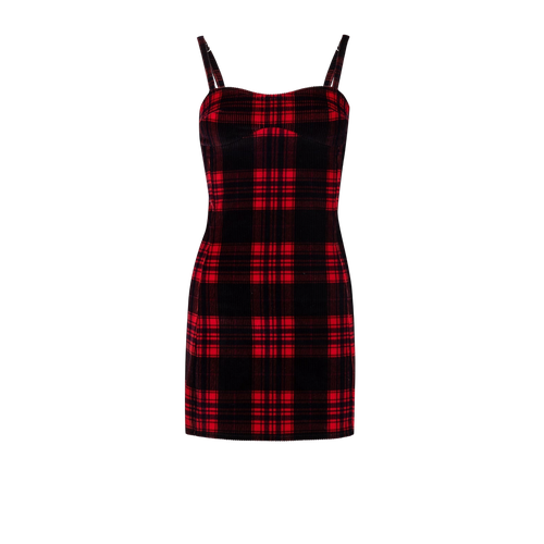 YOUR *ITCH PLAID MINI DRESS - PCFG - Modalova