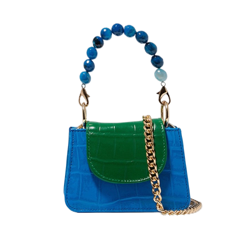 Horra - Blue X Green - Mini bag - Mini bags - ALIEL - Modalova