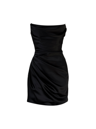 Doutzen Mini Dress - Black - Gigii's - Modalova