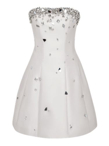 Crystal-Embellished Mini Dress - NDS The Label - Modalova