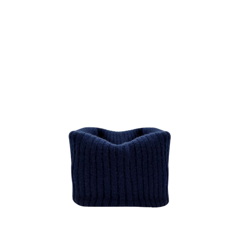 Neck Warmer Cashmere Short Navy - YLIANA YEPEZ - Modalova