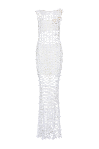 Vanilla Handmade Maxi Crochet Dress - ANDREEVA - Modalova