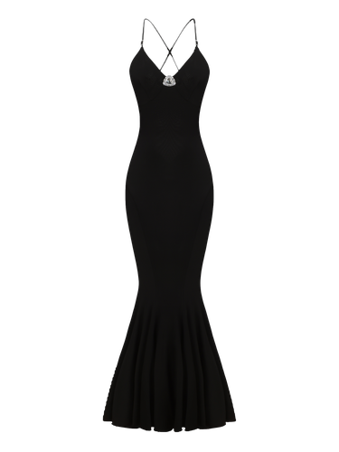 Tatiana Silk Diamond Dress () (Final Sale) - Nana Jacqueline - Modalova