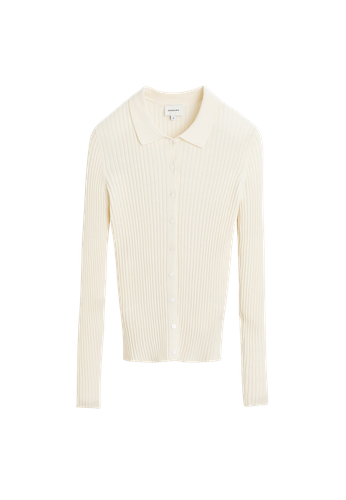 Turner Knit Cardigan - Off White - HERSKIND - Modalova