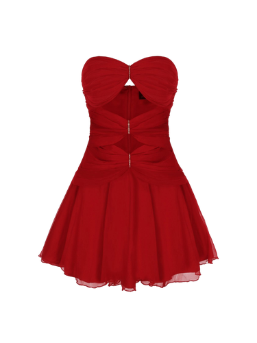 Ilana Dress (Red) - Nana Jacqueline - Modalova