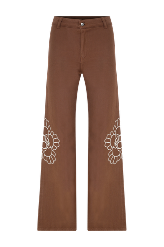 Iconic Emblem Toffee Jeans - Declara - Modalova