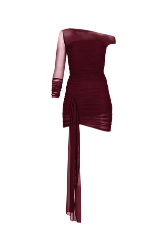 Corrupt Cosmo Dress In Burgundy - Khela - Modalova