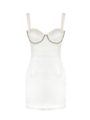 Clair Dress - White - Gigii's - Modalova