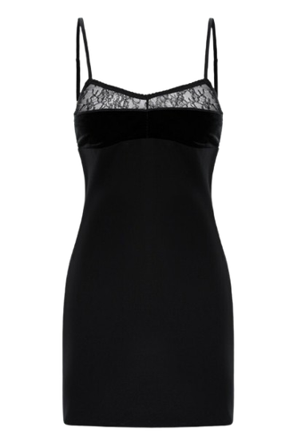 Kate Lace And Wool Mini Dress | Women's Mini dresses - Aureliana - Modalova